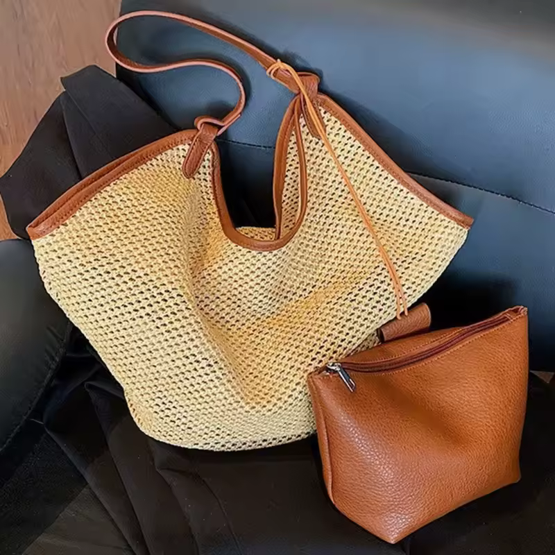 Woven Tote Bag view 2