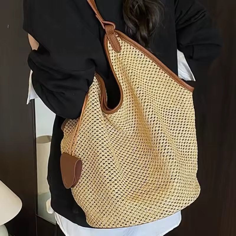 Woven Tote Bag view 3
