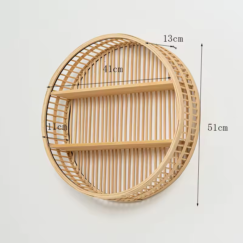 Bamboo Wall Shelf view 2