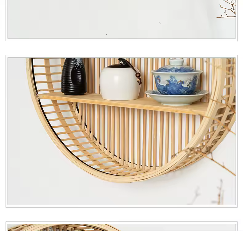 Bamboo Wall Shelf view 4